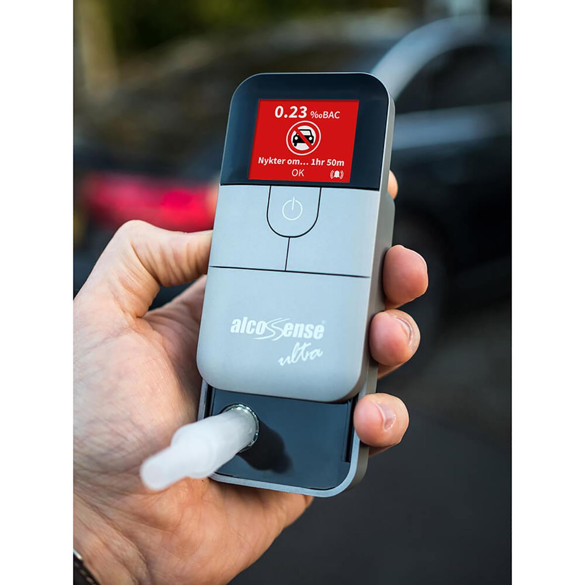 Alkoholmätare Alcosense Ultra med digital display och munstycke