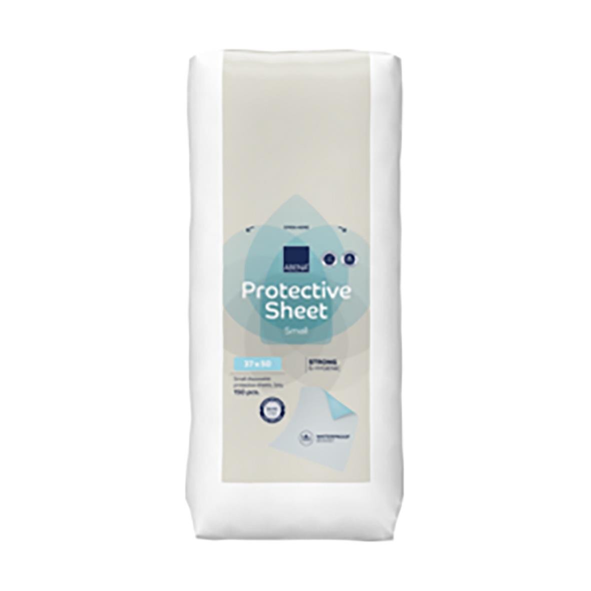 Engångs provtagningsunderlägg i ljusblå 2-lag, 37x50cm