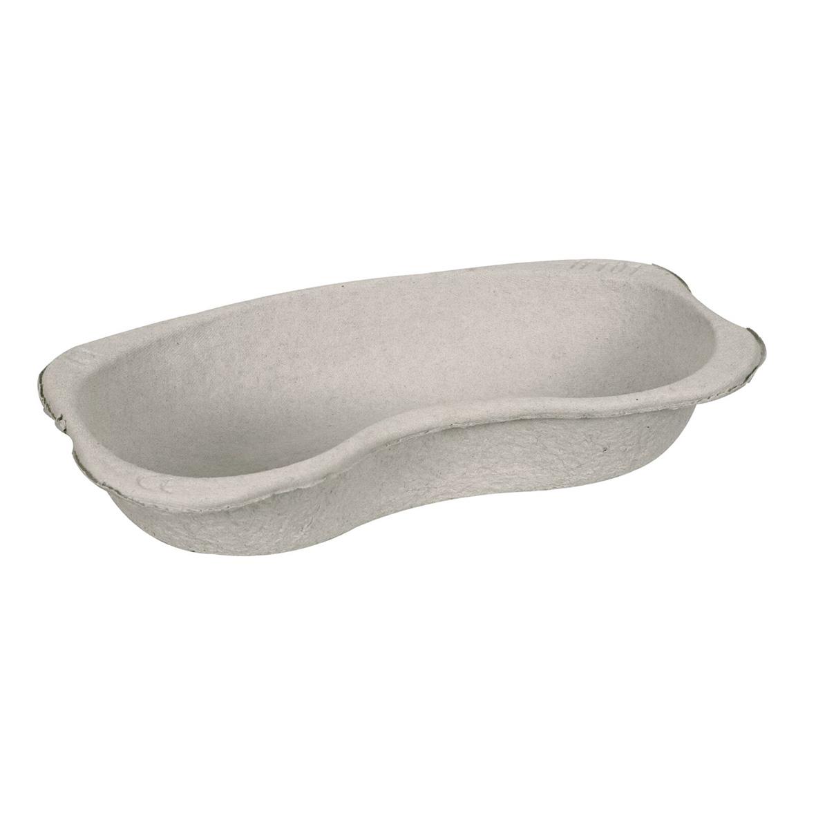 Rondskål njurformad 250x150x45mm, 750ml, av papper eller liknande material