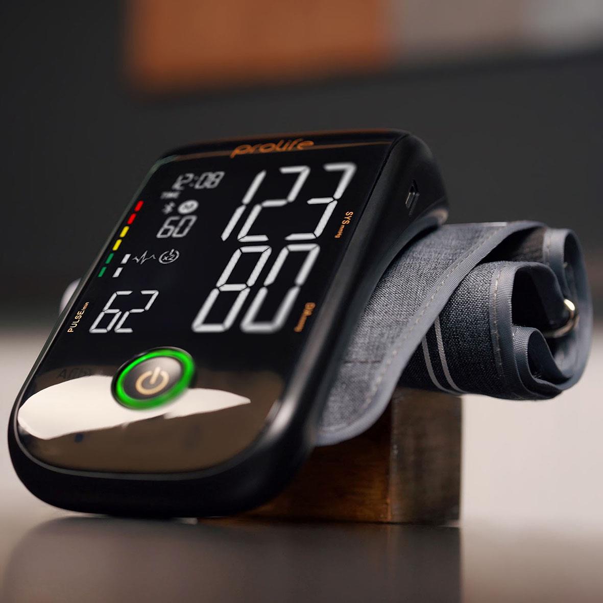 Blodtrycksmätare Prolife Digital PX7 Premium med digital display och grönt startknapp