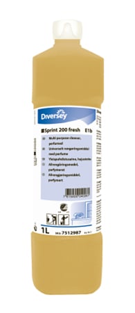 Allrent Diversey Taski Sprint 200 Pur-Eco E1b 1L, rengöringsmedel i plastflaska
