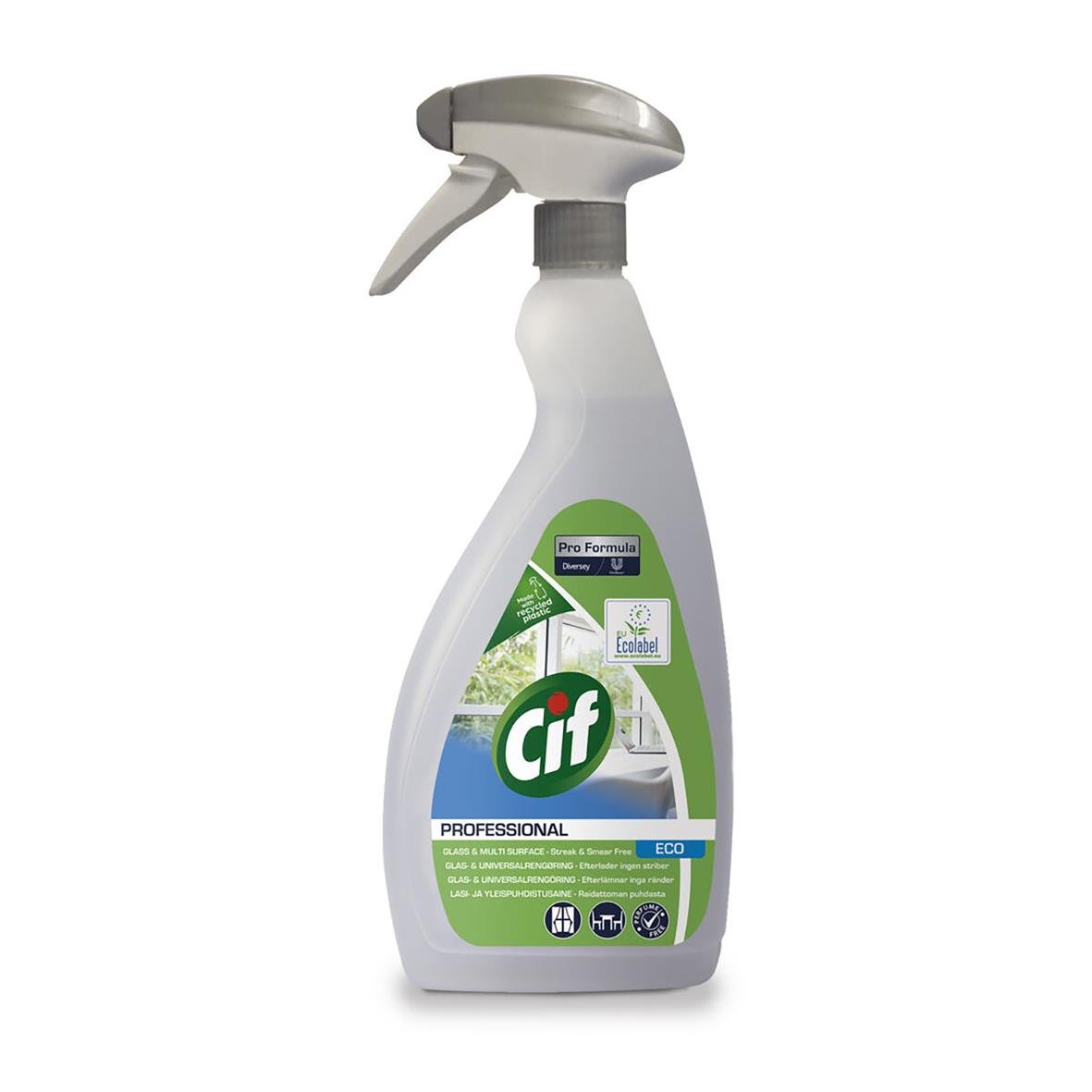Fönsterputs Cif Professional Eco Glass & Multi 750ml i sprayflaska