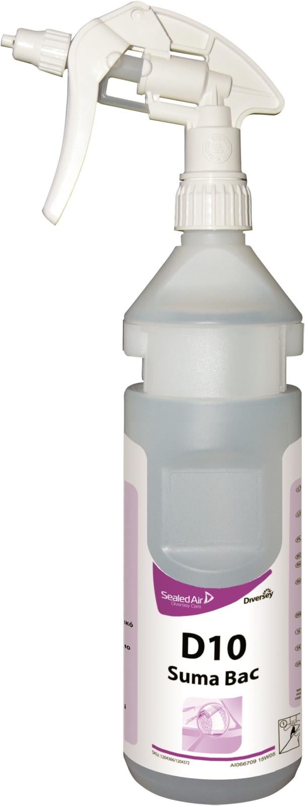 Sprayflaska Divermite D10 med vit behållare och spraymunstycke