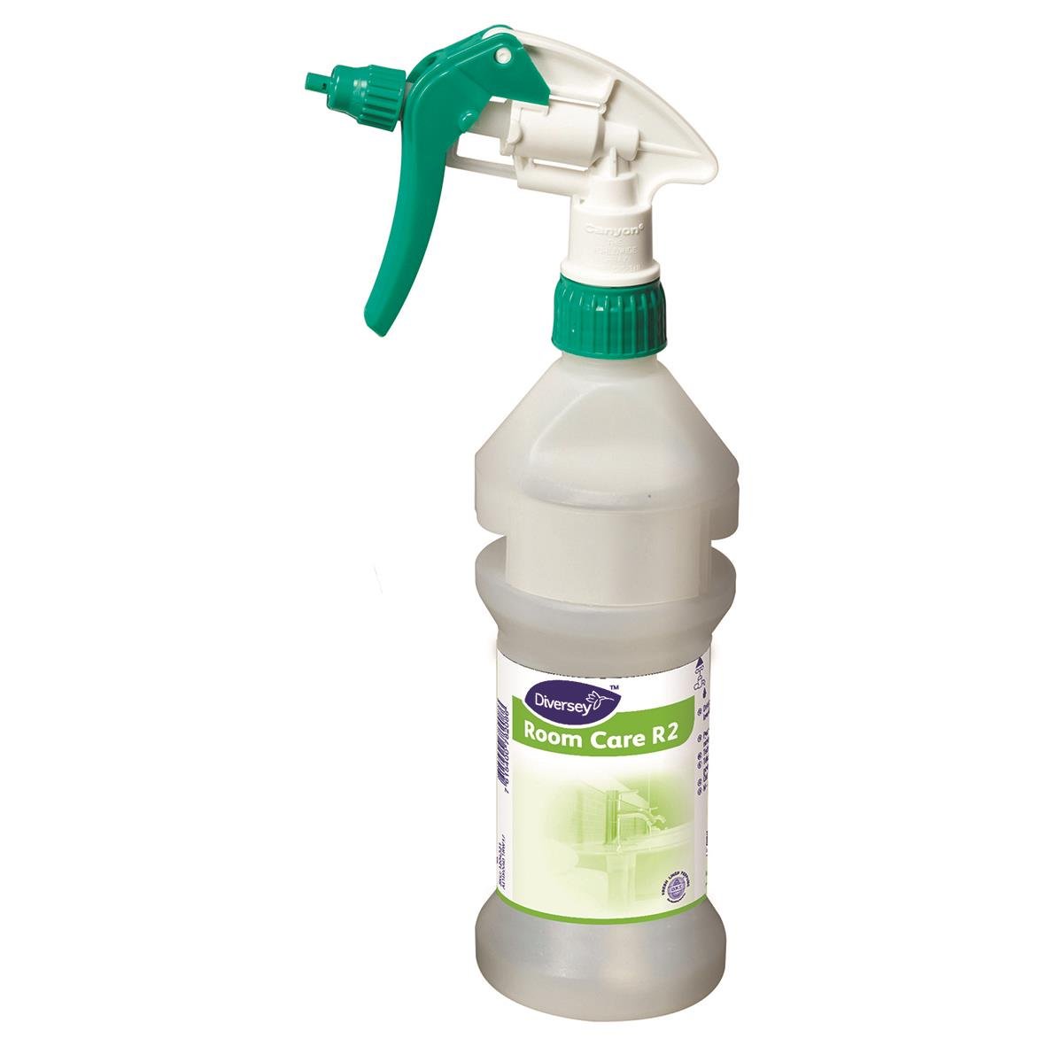 Grön sprayflaska Divermite R2 med spraymunstycke och 300ml kapacitet