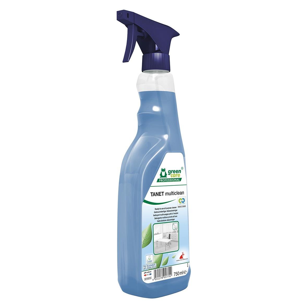 Allrent Tana Tanet Multiclean spray 750ml i sprayflaska med blått och vitt design