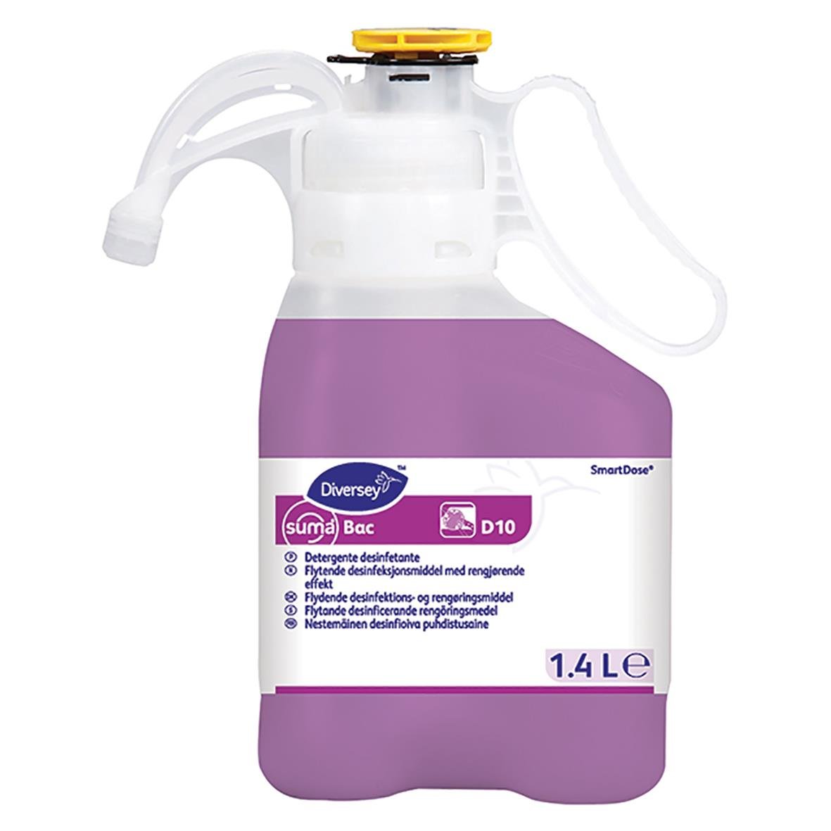 Allrent Diversey Suma Bac D10 SD 1,4L flytande desinfektionsmedel i sprayflaska