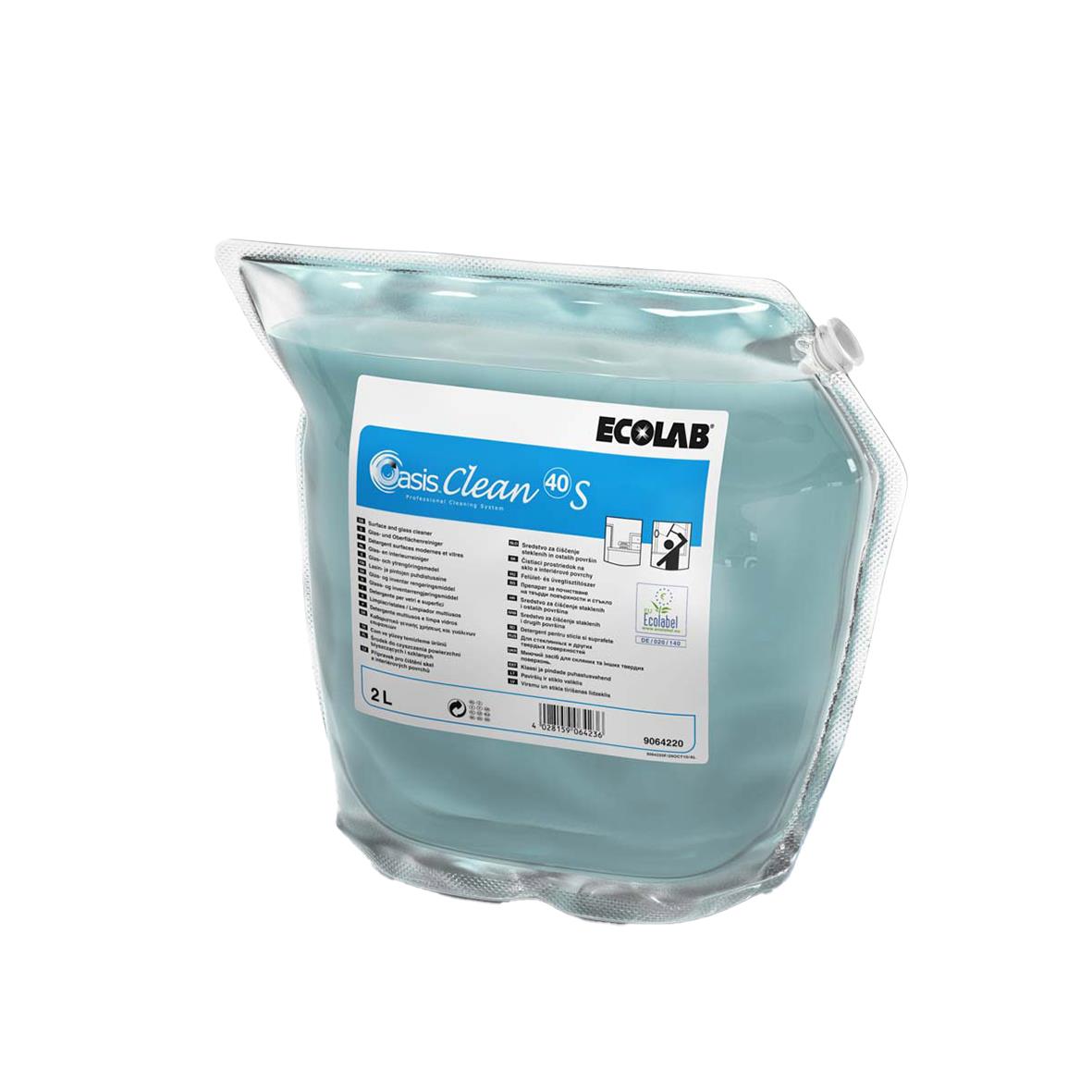 Allrent Ecolab Oasis Clean 40 S 2/fp 2L i plastpåse