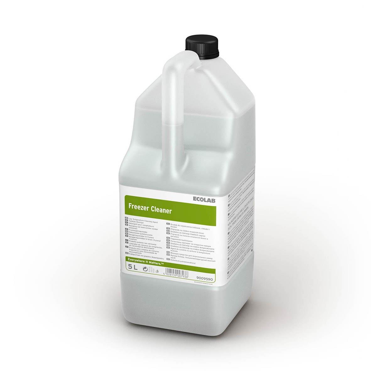Allrent Ecolab Frysare Rengöringsmedel 5L i vit dunk med grönt och vitt etikett