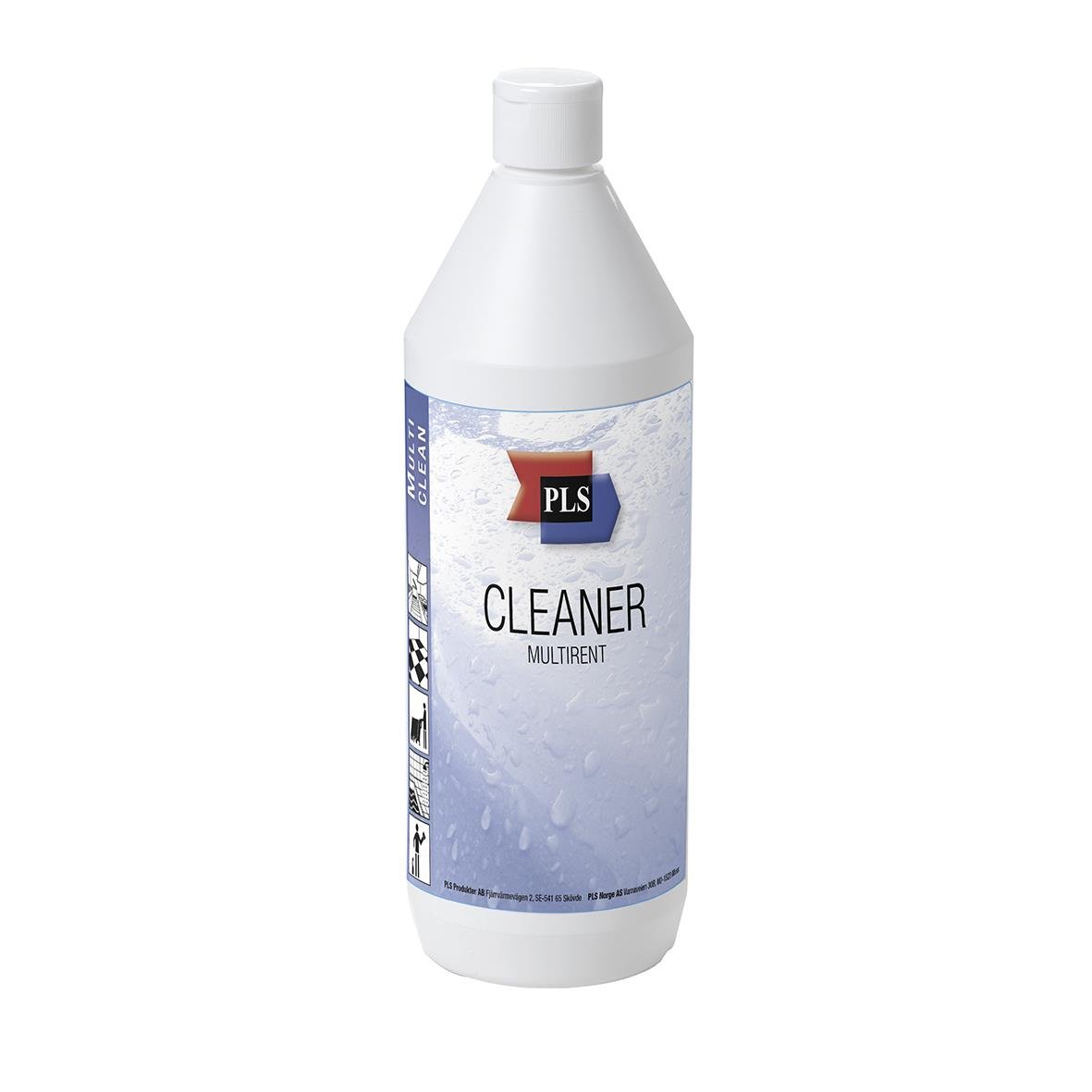 Grovrent PLS Cleaner 1L i vit plastflaska med blå etikett