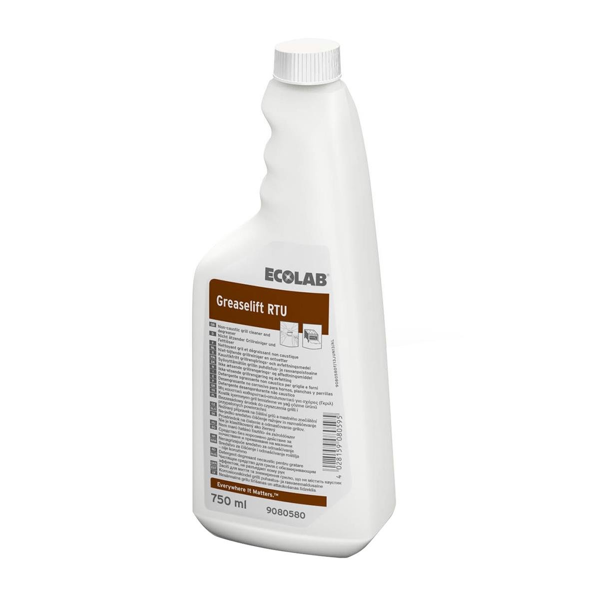 Ecolab Greaselift RTU spray för ugns- och grillrengöring 750ml
