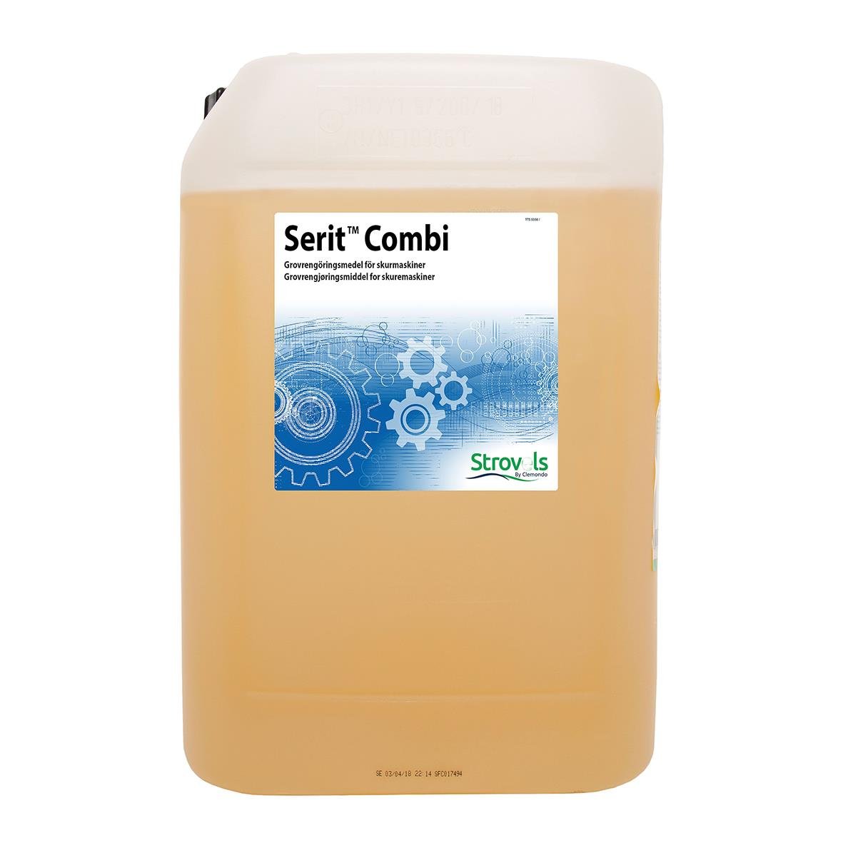 Stor 25L behållare med Grovrent Strovels Serit för rengöring