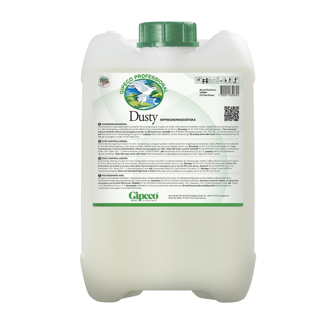 Impregnering Gipeco Dusty 10L i stor dunk