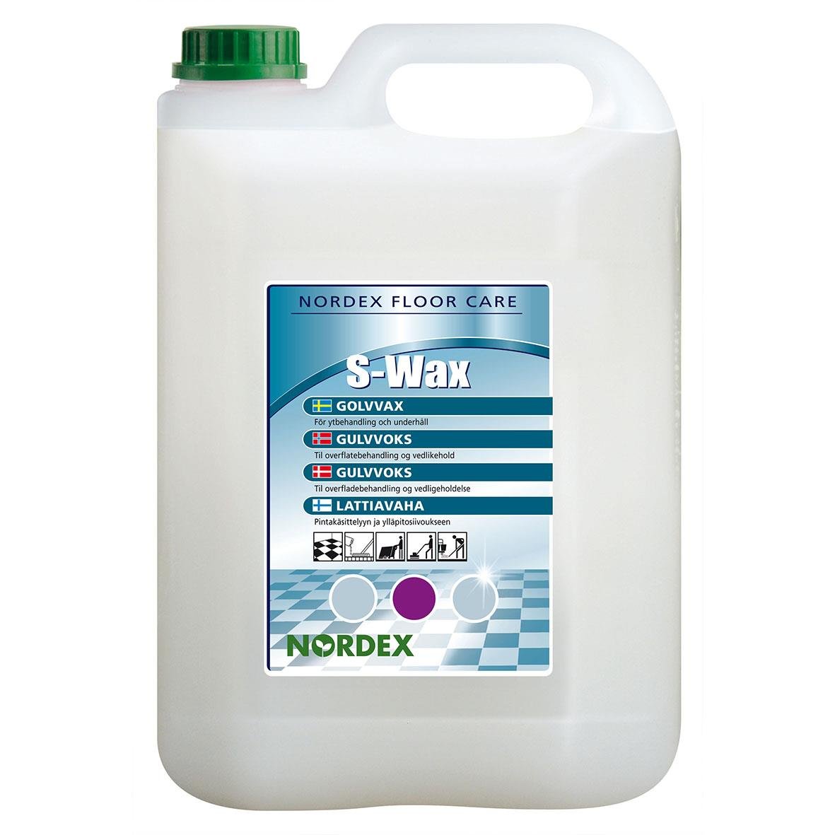 Golvvårdsvax Nordex S-Wax 5L