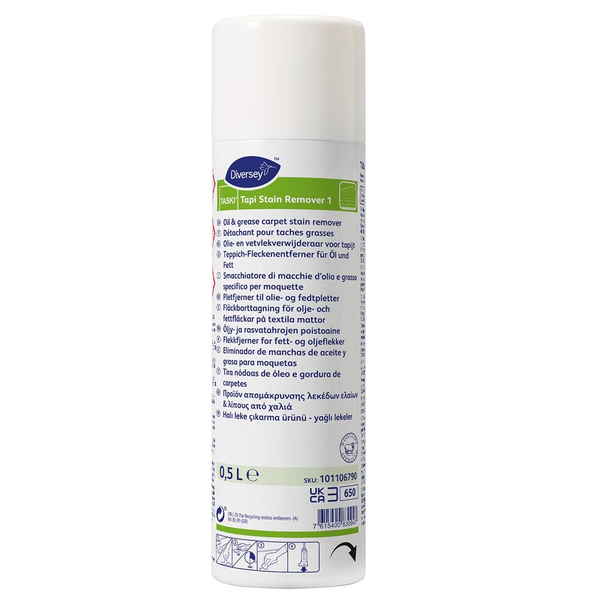 Diversey Taski Tapi Fläckborttagning spray för att ta bort fläckar, 1500ml