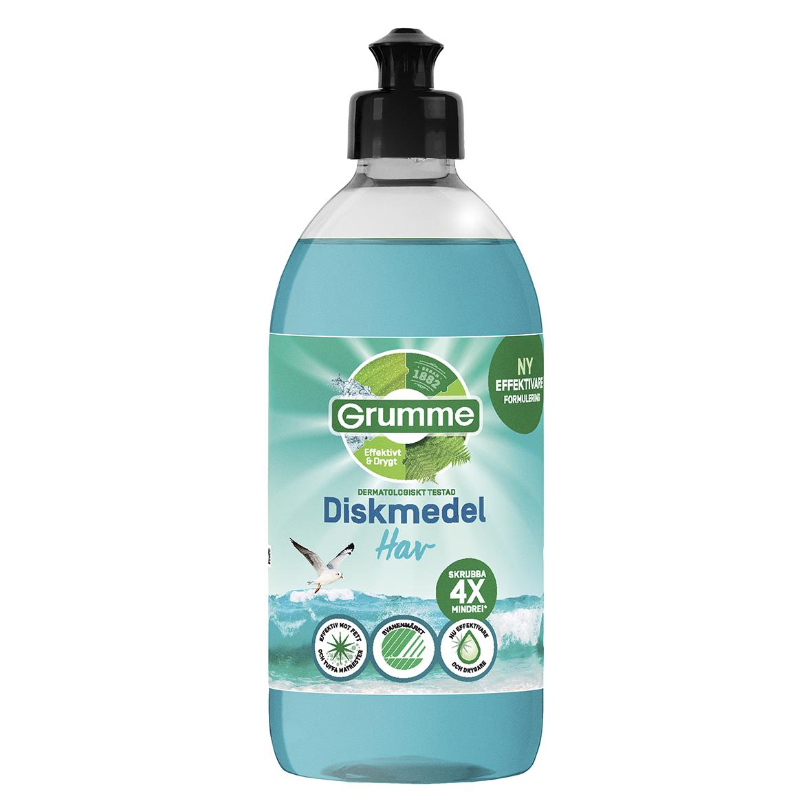 Handdiskmedel Grumme Hav 500ml i plastflaska med pump