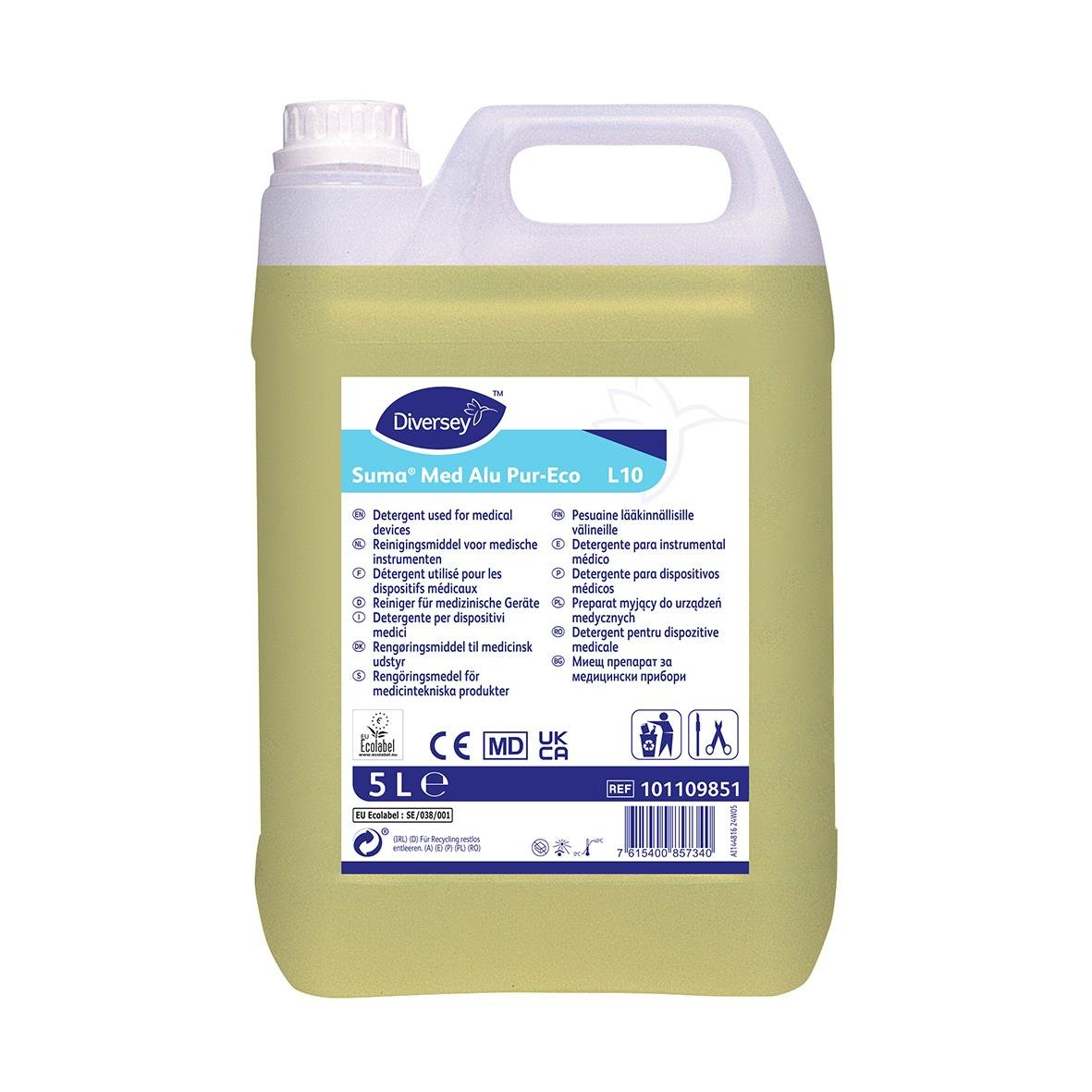 Diversey Suma Med Alu L10 5L för spol- och diskdesinfektion