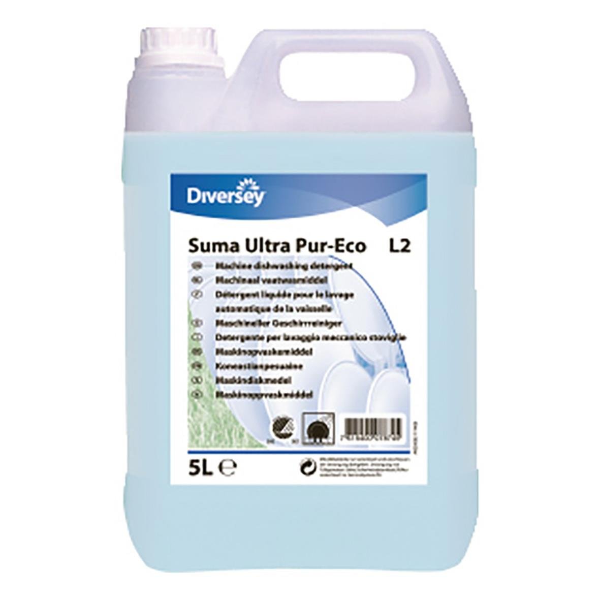 Diversey Suma Ultra Pur-Eco L2 maskindiskmedel i 5L flaska