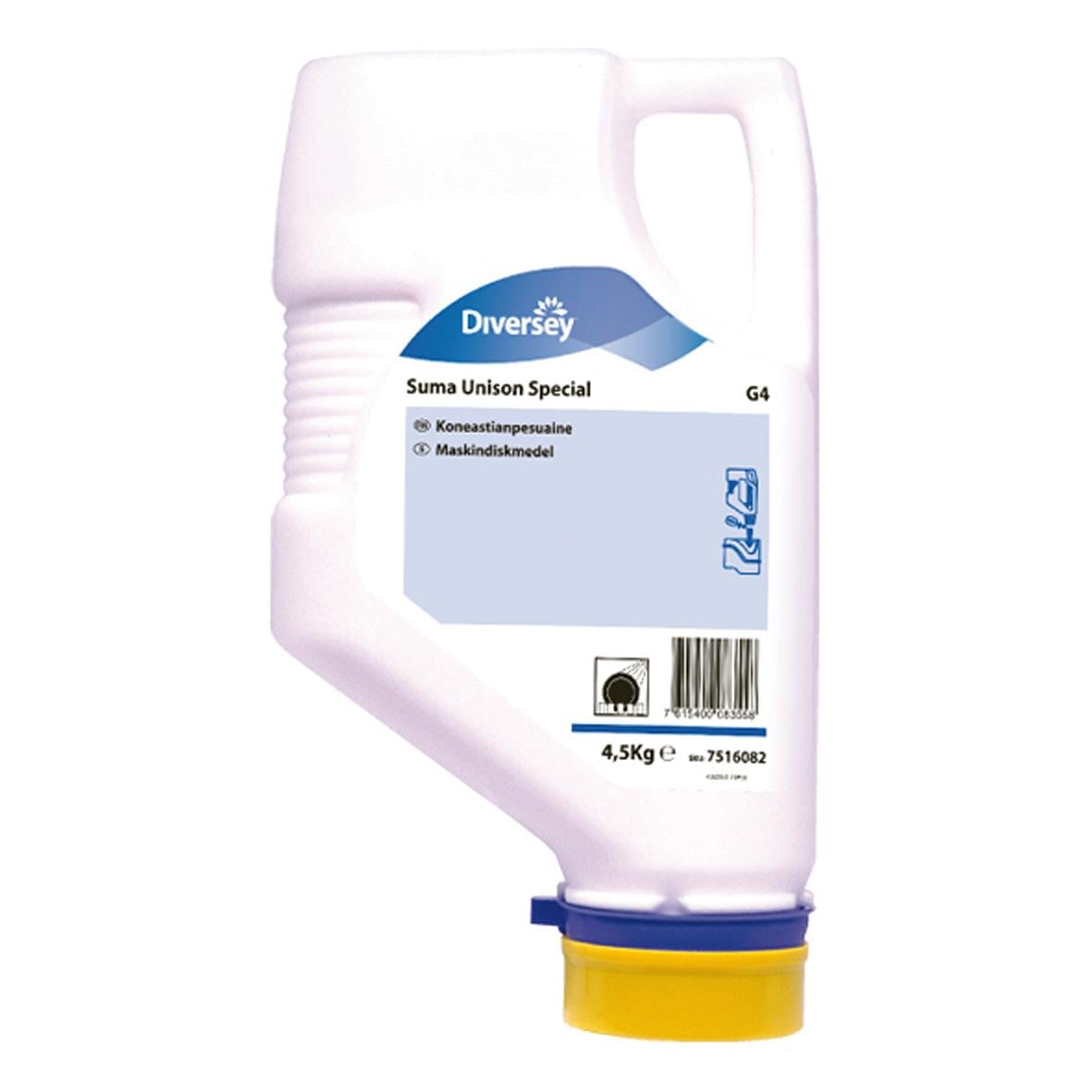 Diversey Suma Unison Special G4 maskindiskmedel i 3x4,5kg för industriell användning