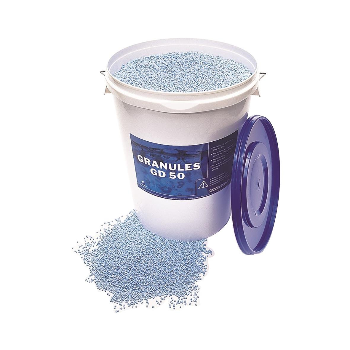 Diversey PowerGranuler granulat i hink med blå och vit förpackning, 20kg