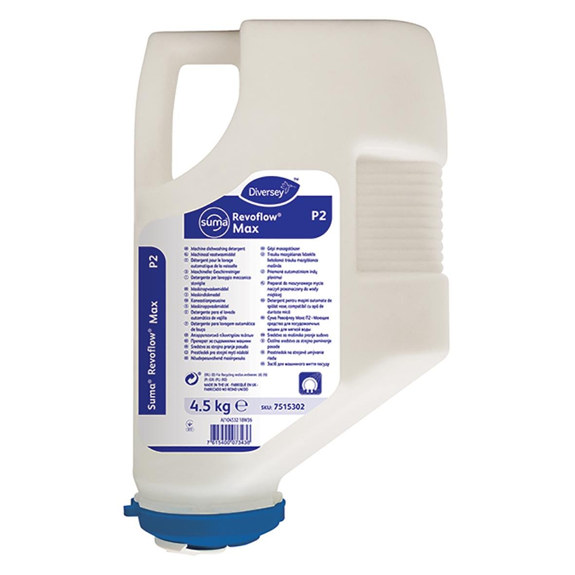 Diversey Suma Revoflow Max P2 maskindiskmedel i 4,5 kg flaska