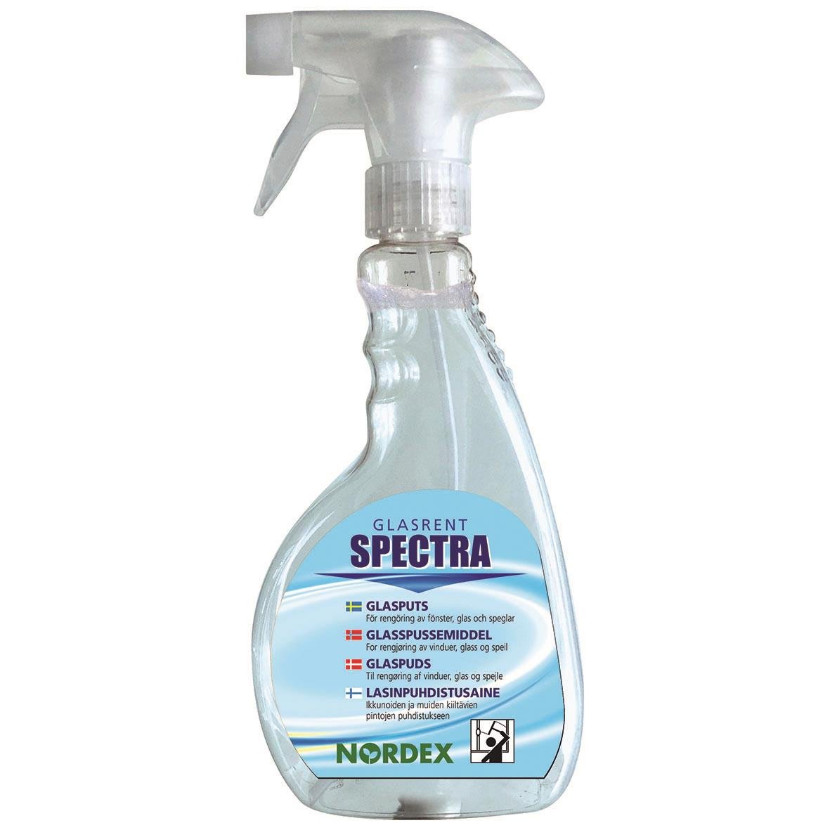 Fönsterputs Nordex Spectra Glasrent Spray 500ml i sprayflaska