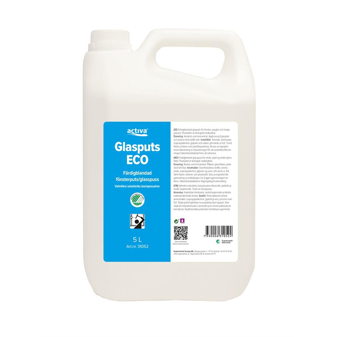 Fönsterputs Activa Glas Eco 5L