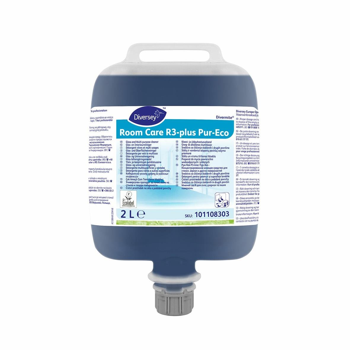 Diversey Room Care R3-Plus Pur-Eco fönsterputs i 2L flaska