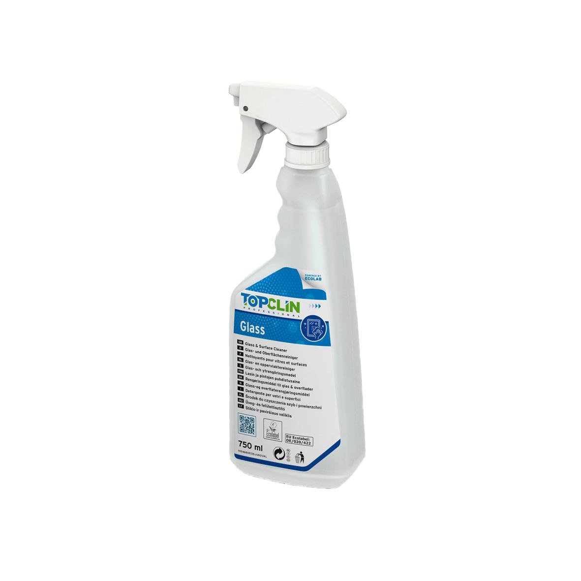 Fönsterputs Ecolab Topclin Glass 750ml i sprayflaska
