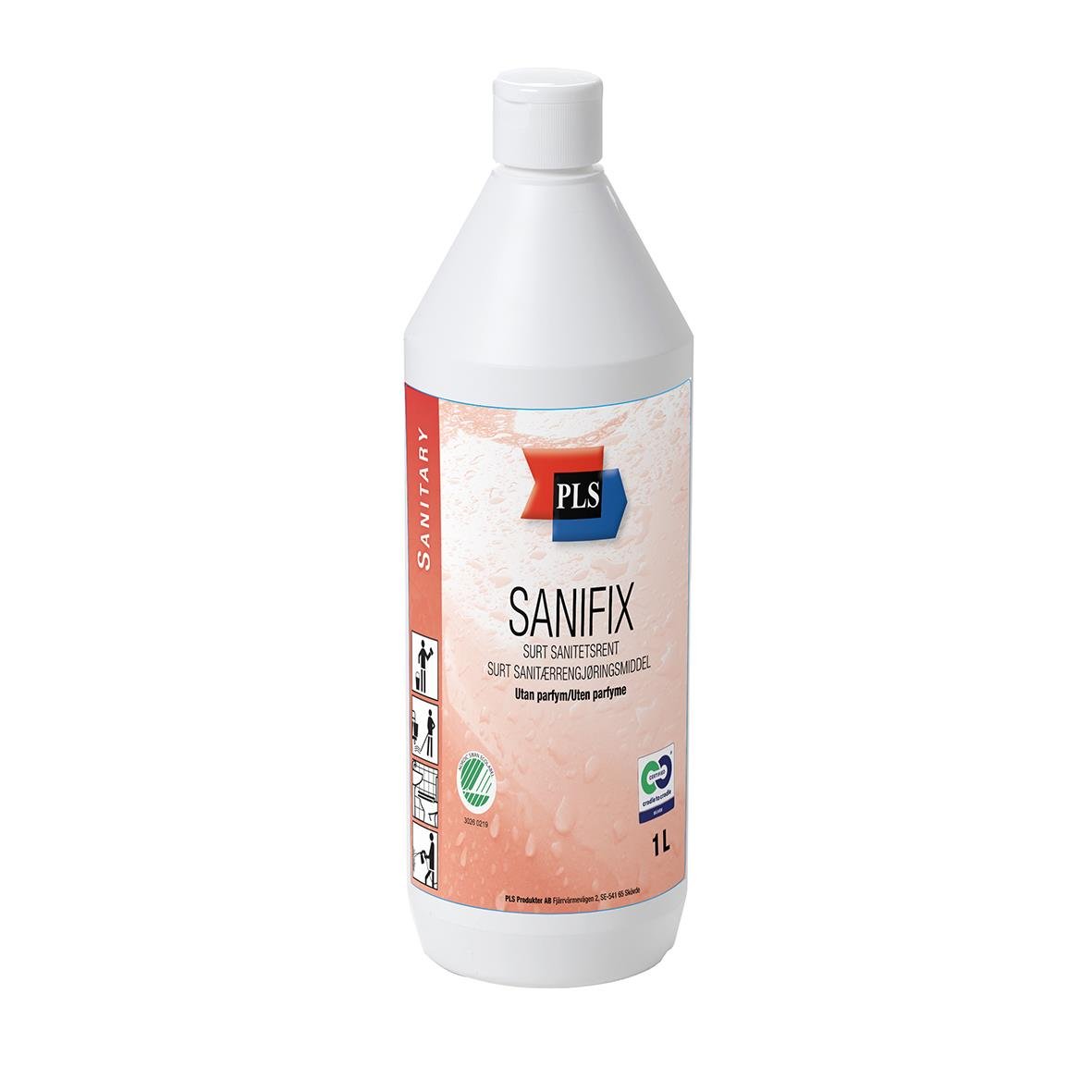 Sanitetsrent PLS Sanifix Oparfymerad 1L 52070002_1