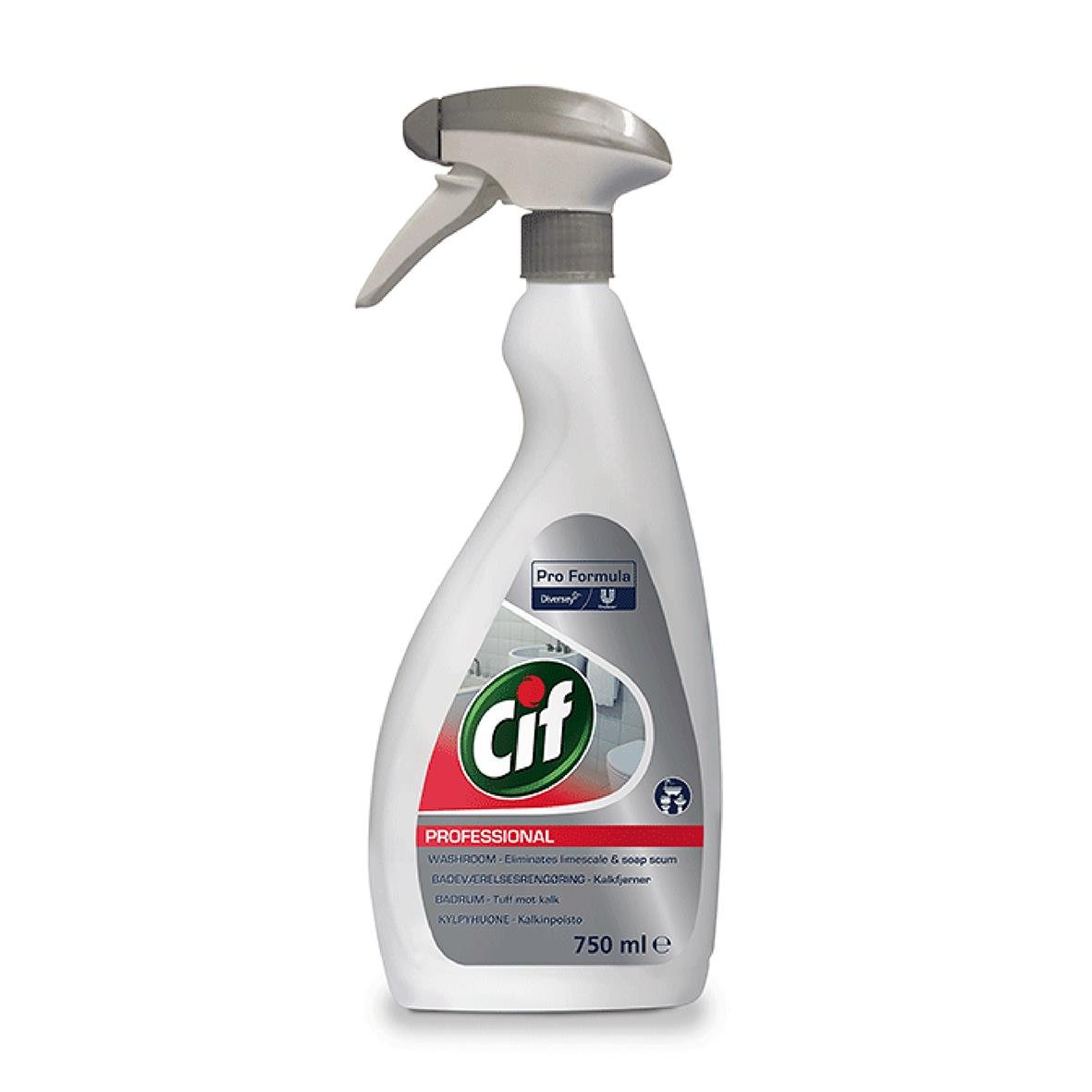 Sanitetsrent Cif Professional 2in1 Washroom Spray 750ml