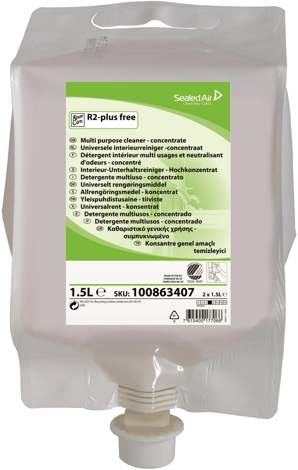 Allrent Diversey Room Care R2-plus fri 1,5L flaska med pump