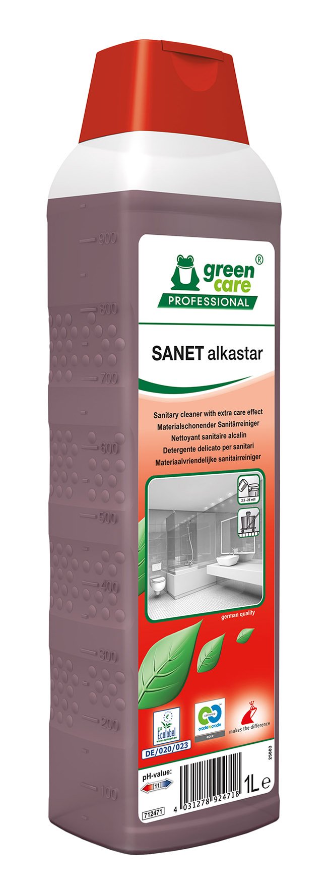 Sanitetsrent Tana Sanet alkastar 1L