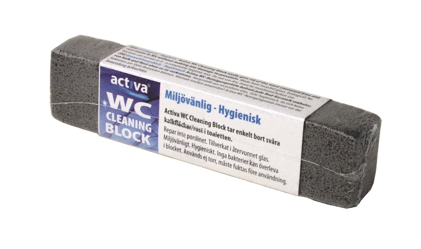 Activa WC Rengöringsblock utan handtag, miljövänlig och hygienisk