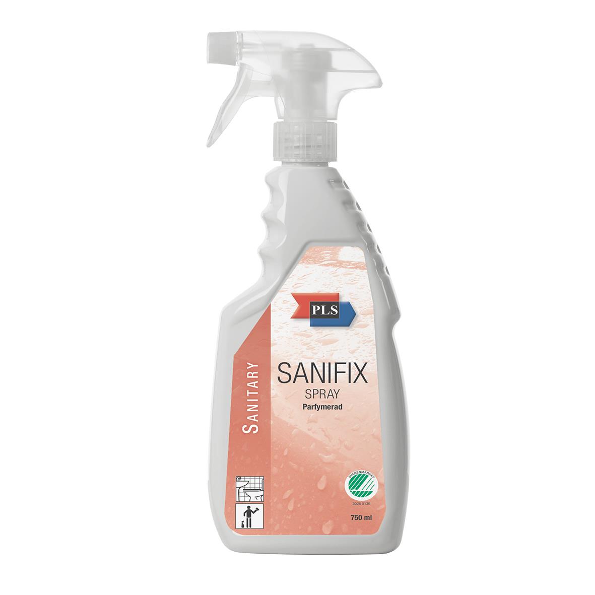 Sanitetsrent PLS Sanifix Spray 750ml