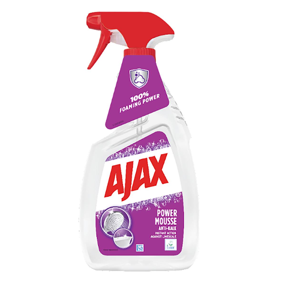 Sanitetsrent Ajax Power Mousse Spray Anti Kalk 500ml