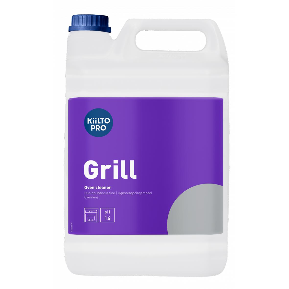 Kiilto Pro Grill 5L ugns- och grillrent i stor flaska