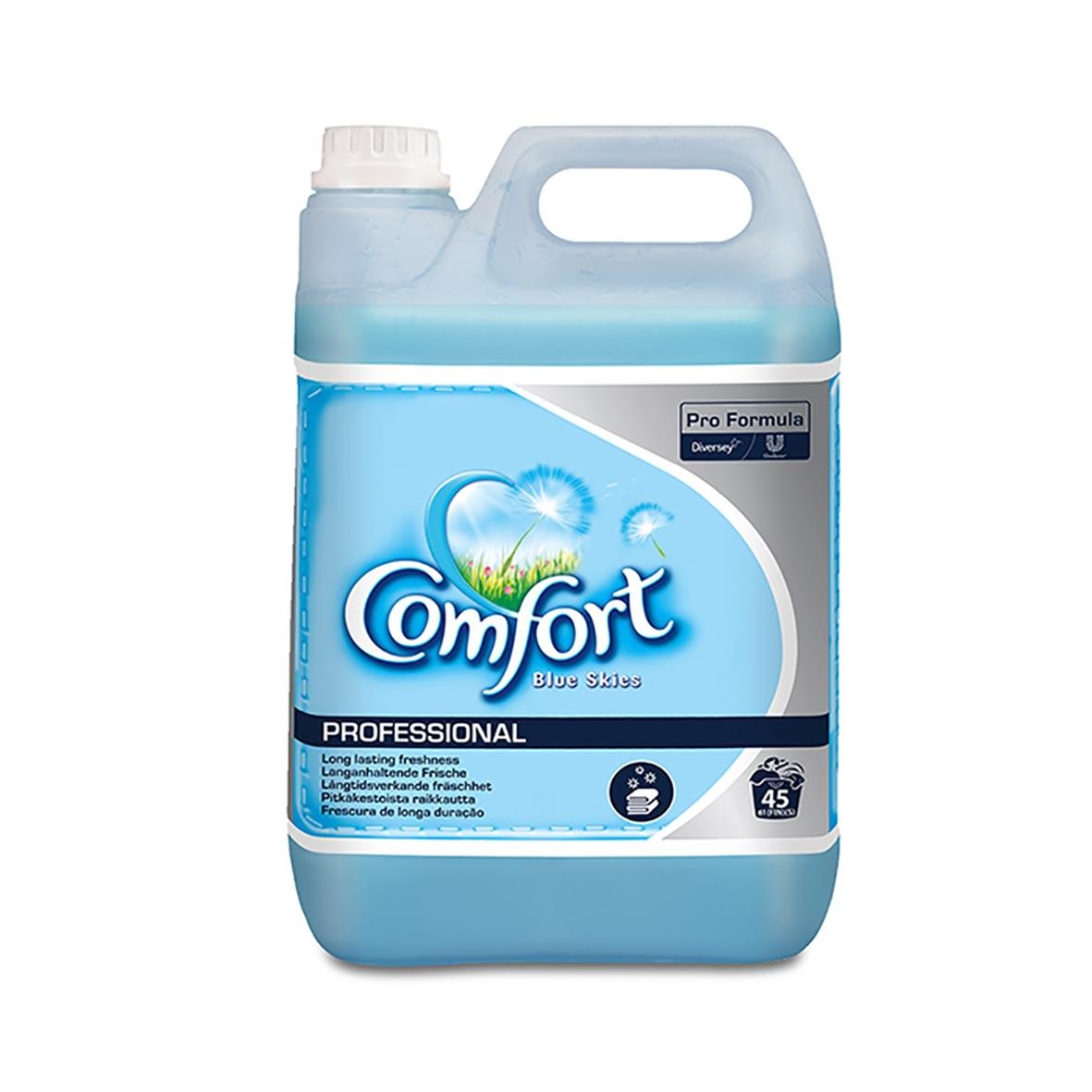 Sköljmedel Comfort Professional Blue Skies 5L i stor flaska