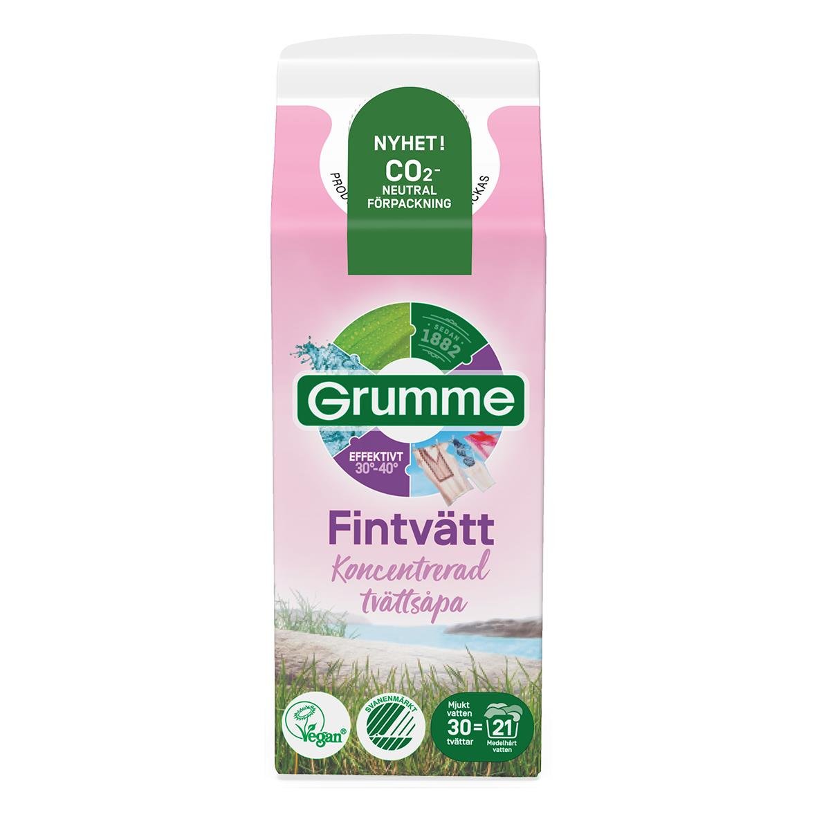 Tvättmedel Grumme Flytande Fintvätt 750ml 52100320_1