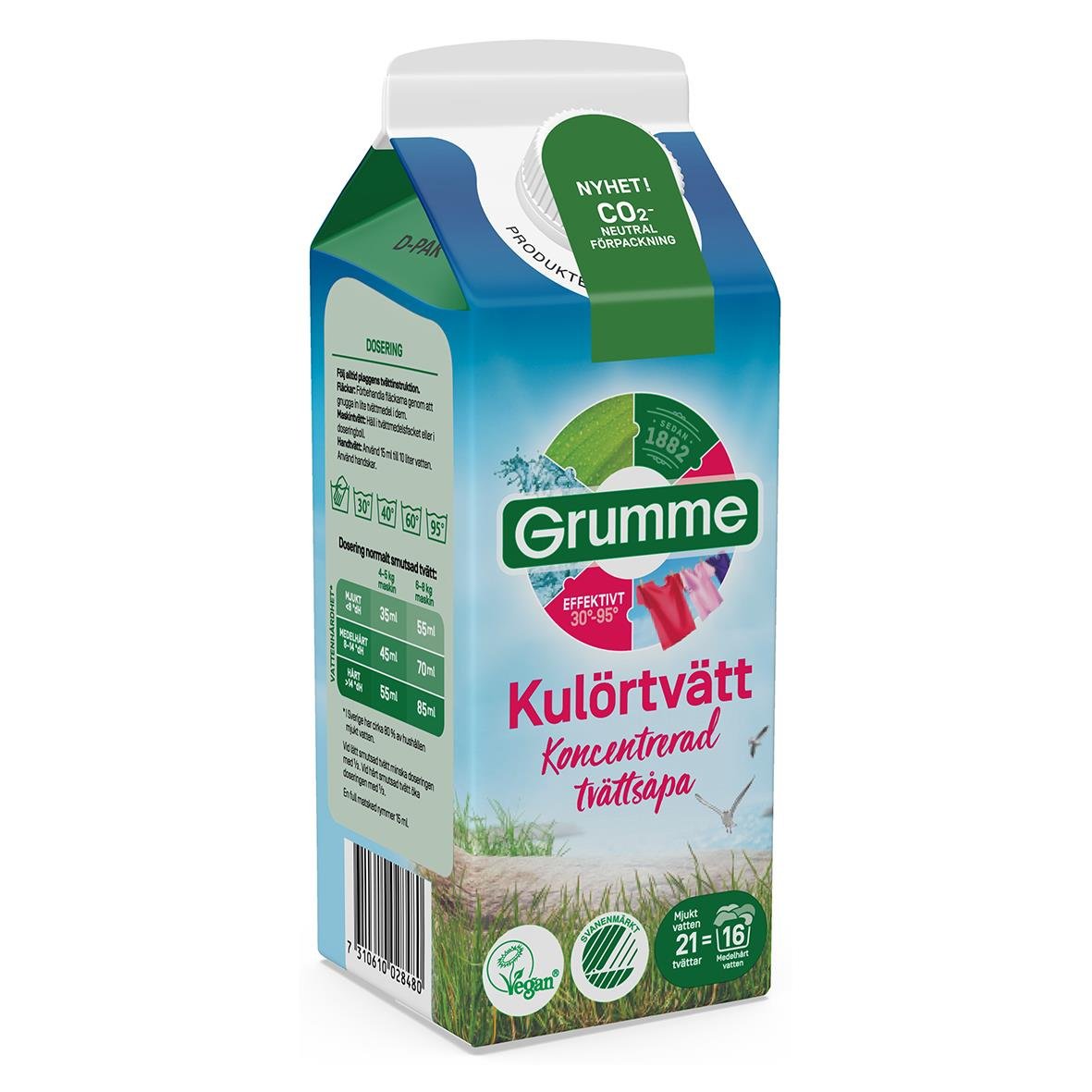 Tvättmedel Grumme Flytande Kulörtvätt 750ml 52100323_2