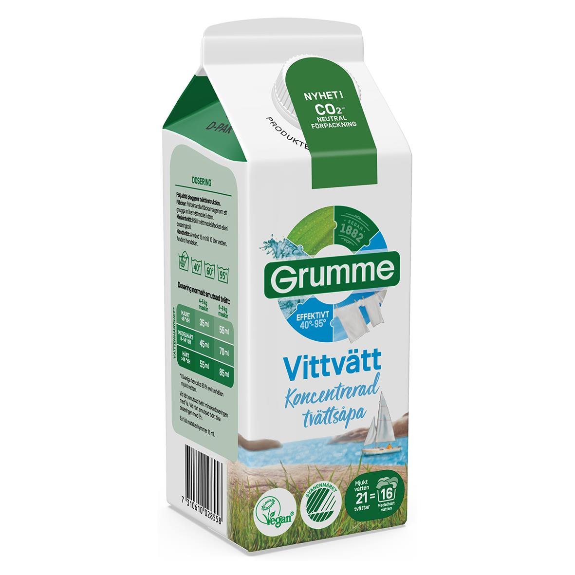 Tvättmedel Grumme Flytande Vittvätt 750ml 52100324_2