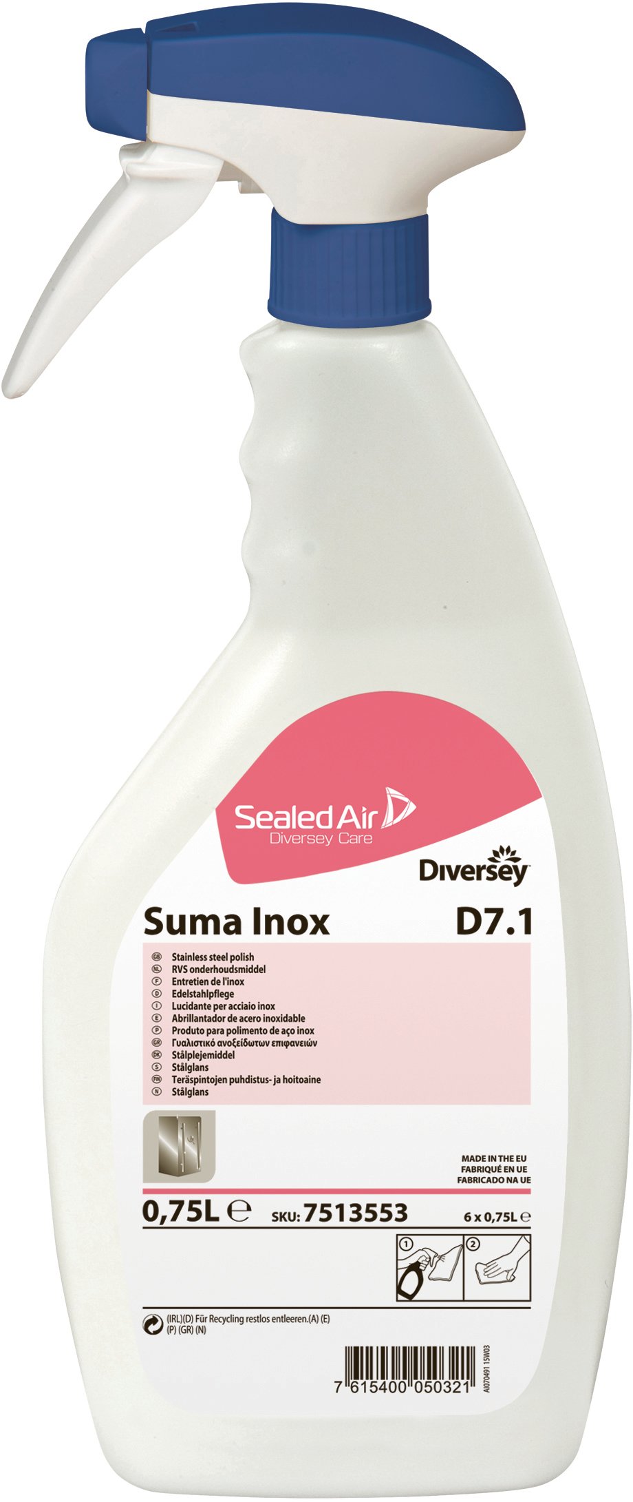 Stålglans Suma D7.1 Inox 750ml