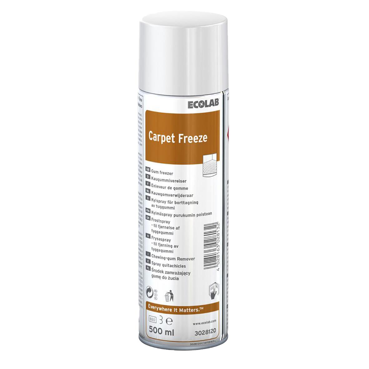 Tuggummibort Ecolab Carpet Freeze Kylspray 500ml
