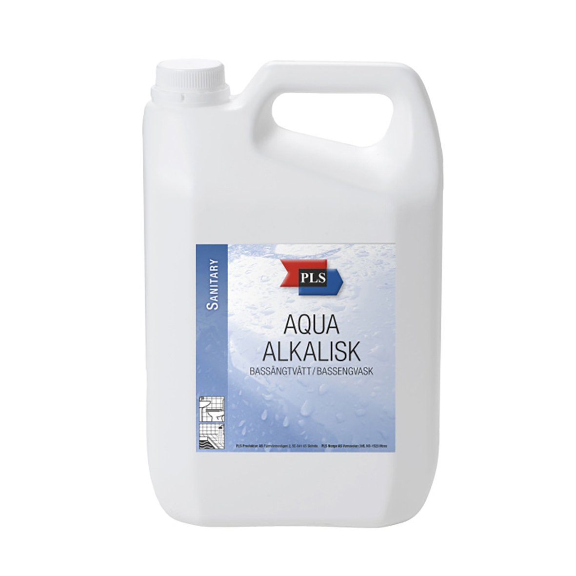 Bassängtvätt PLS Aqua alkalisk 5 L 52302470