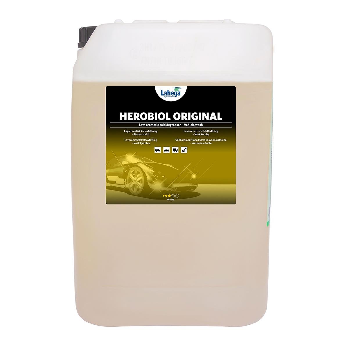 Kallavfettning Lahega Herobiol Original 25L för avfettning av fordon och ytor