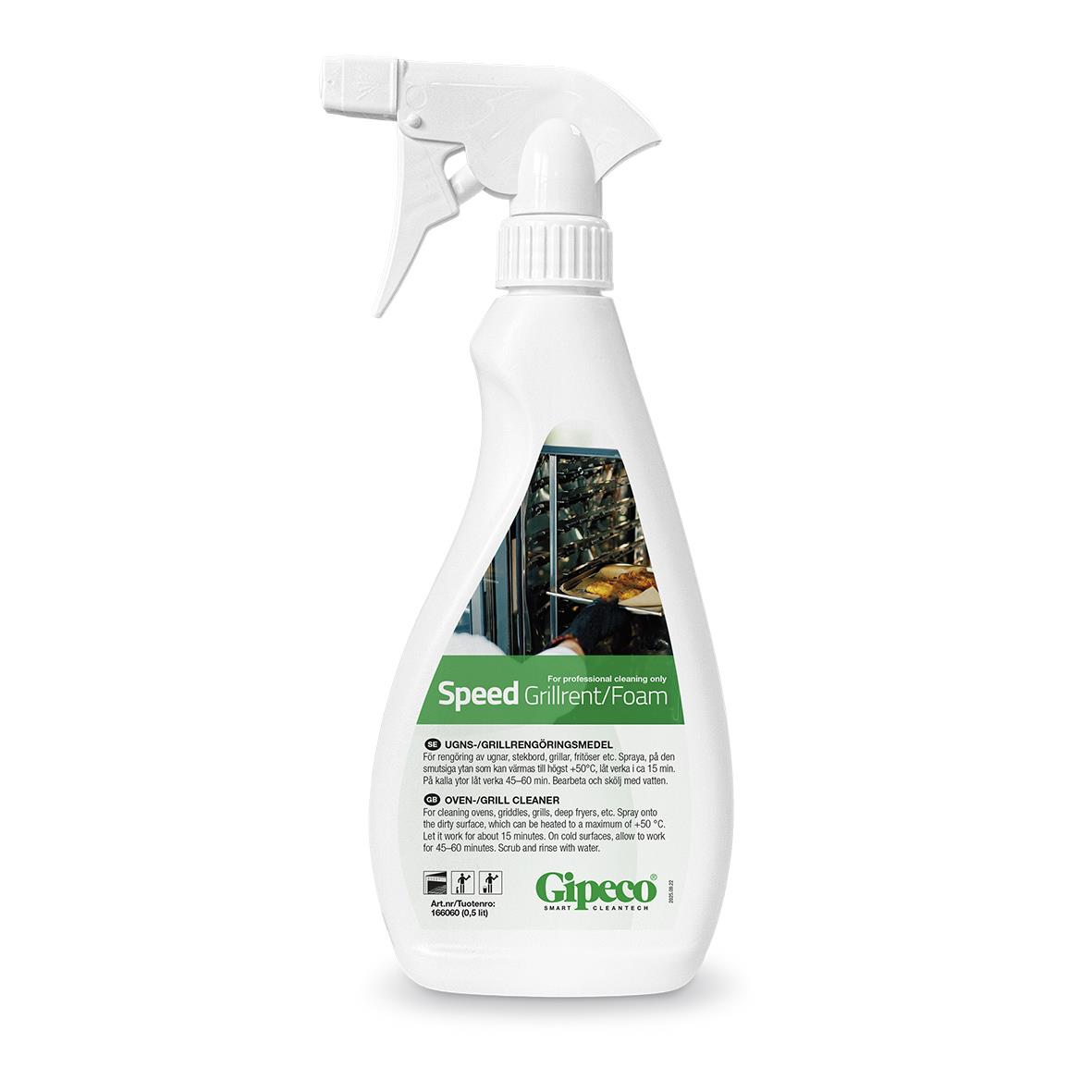 Ugns- och grillrent Gipeco Speed Foam 500ml sprayflaska
