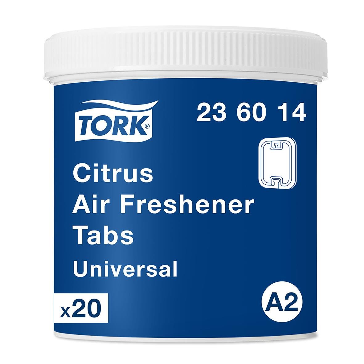 Doftplatta Tork Citrus Air Freshener Tabs för universal användning, 20 st