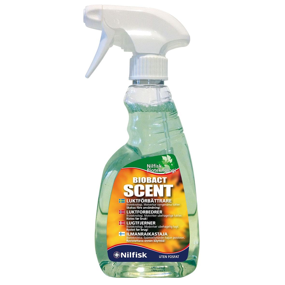 Biobact Scent spray 500ml för luktförbättring, med bioteknologi och utan fosfat