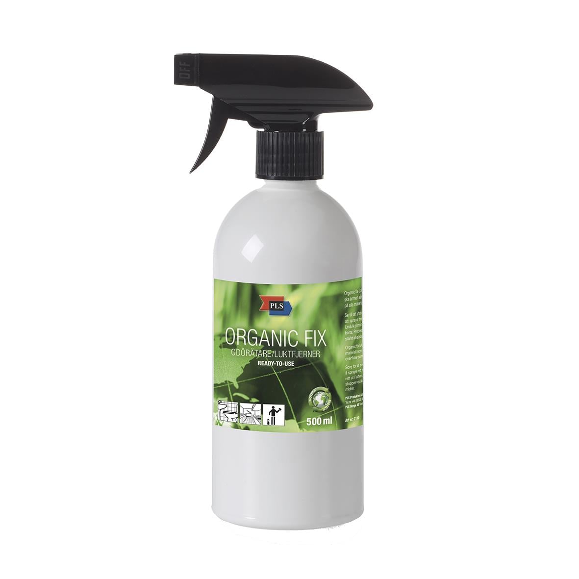 Luktborttagare PLS Organic Odörätare 500ml i sprayflaska