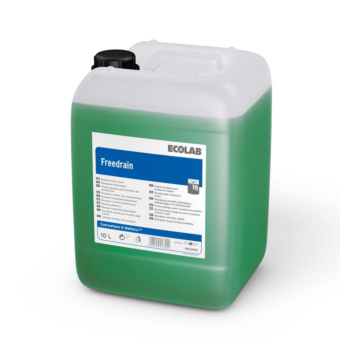 Lukt/Fettsanering Ecolab Freedrain 10L 52500093