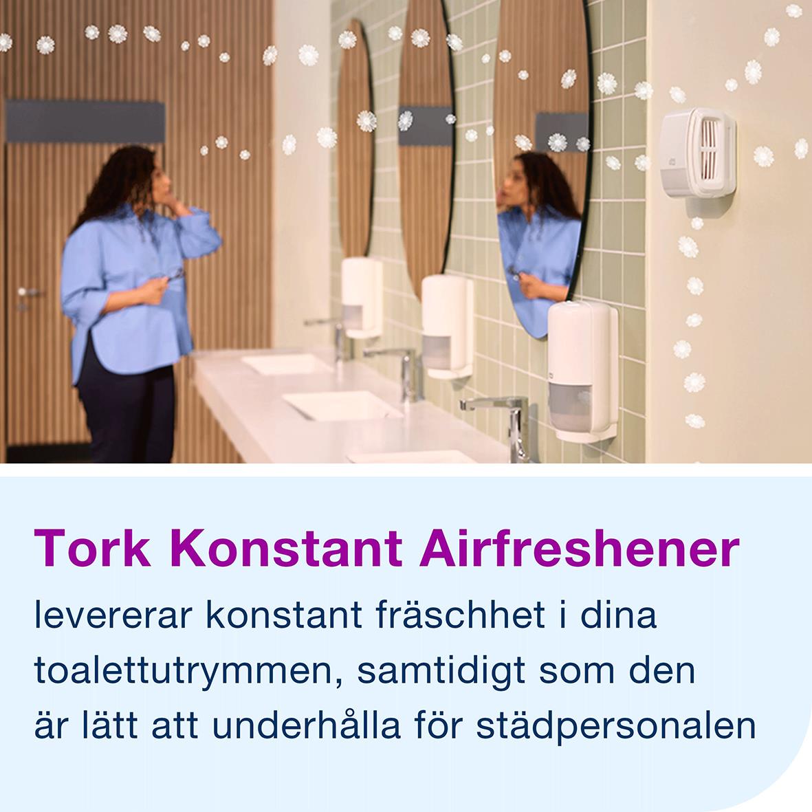 Dispenser Tork A3 Konstant Air Freshener Vit 52500165_4